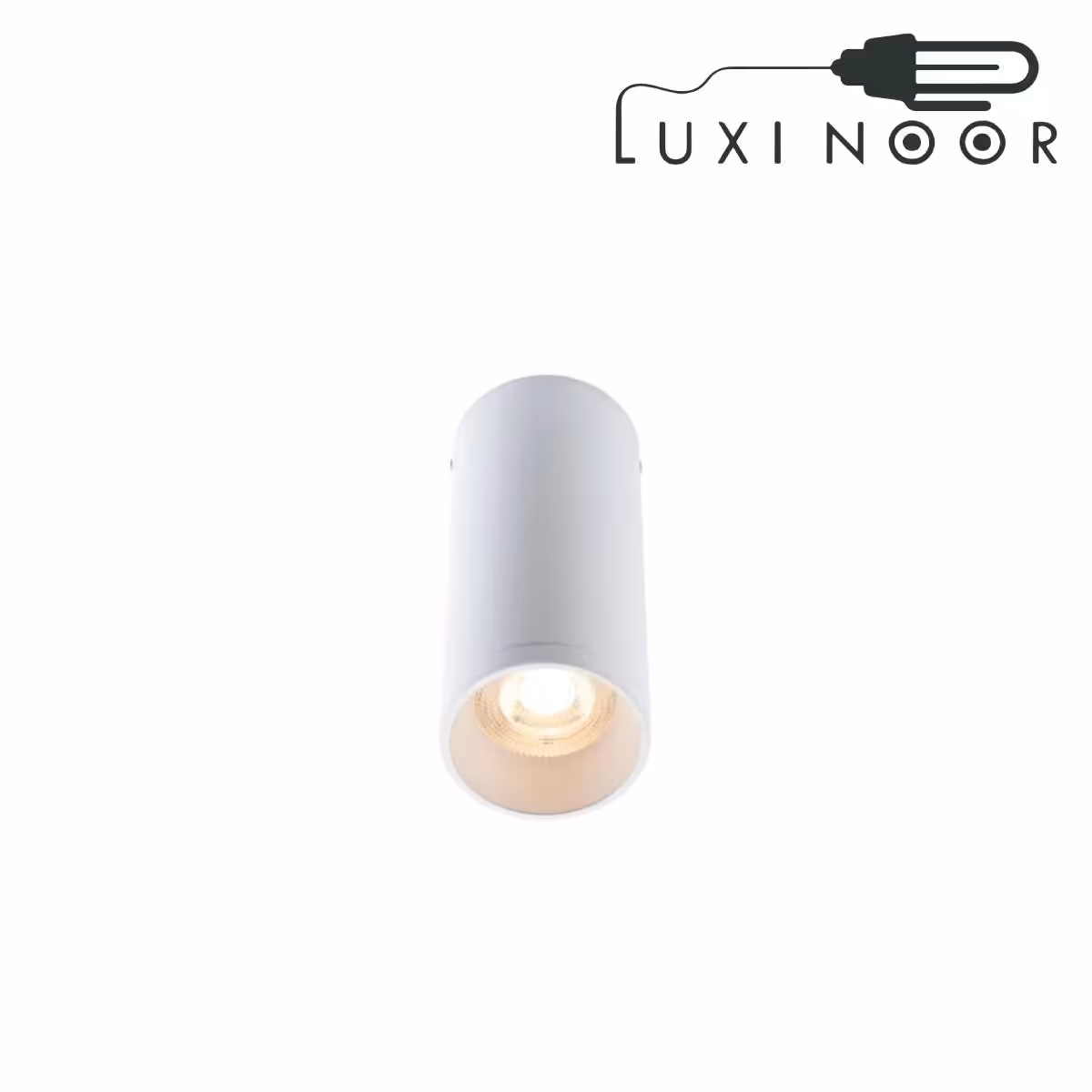 چراغ سقفی روکار استوانه ای 15 سانتی سفید