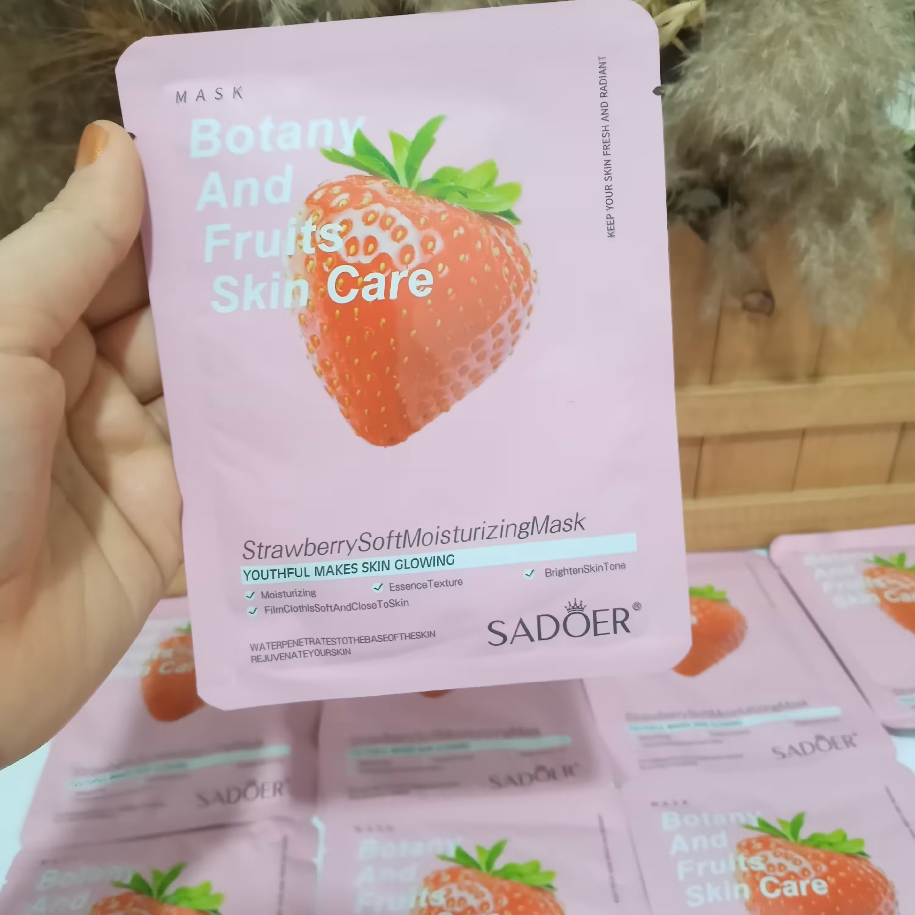 ماسک ورقه ای توت فرنگی سادور