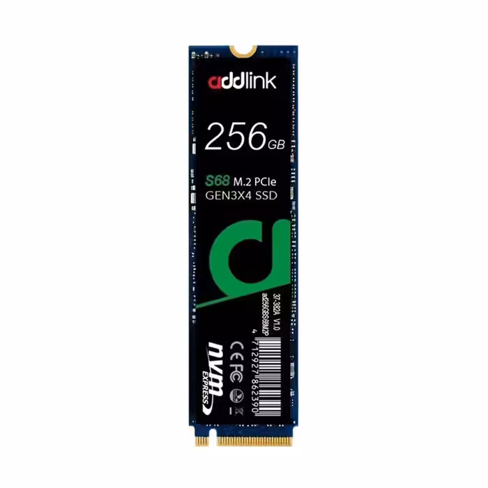حافظه اس اس دی اینترنال ادلینک مدل S68 GEN3X4 NVMe M.2 ظرفیت 256 گیگابایت