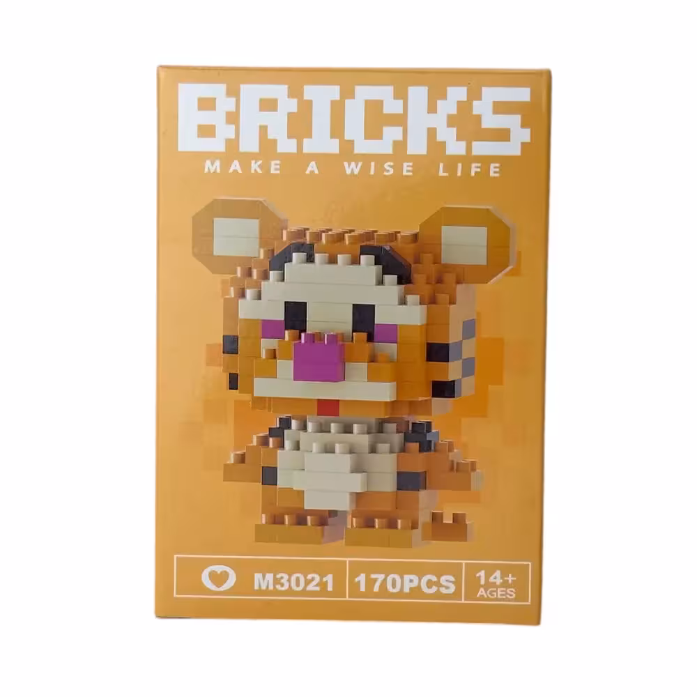 لگو بریکس شخصیت تایگر پو 170 قطعه کد NO.M3021