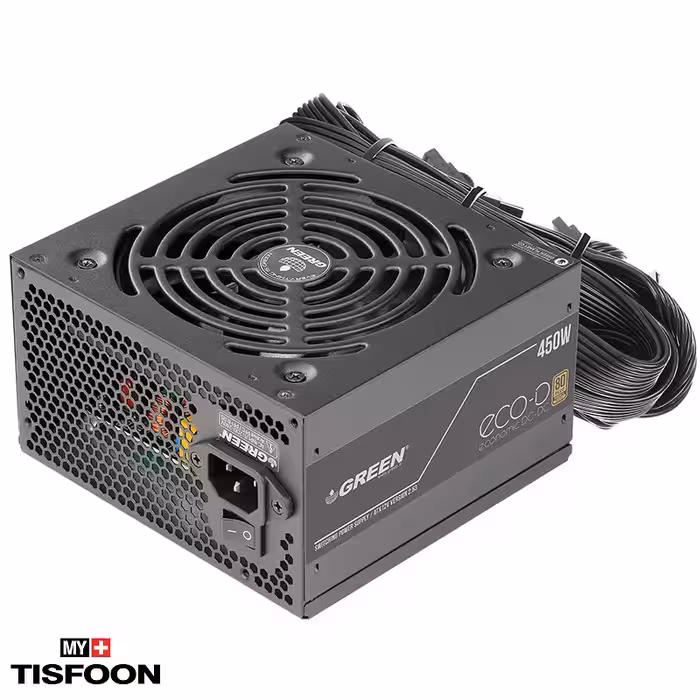منبع تغذیه کامپیوتر گرین مدل  GP450A-ECO-D