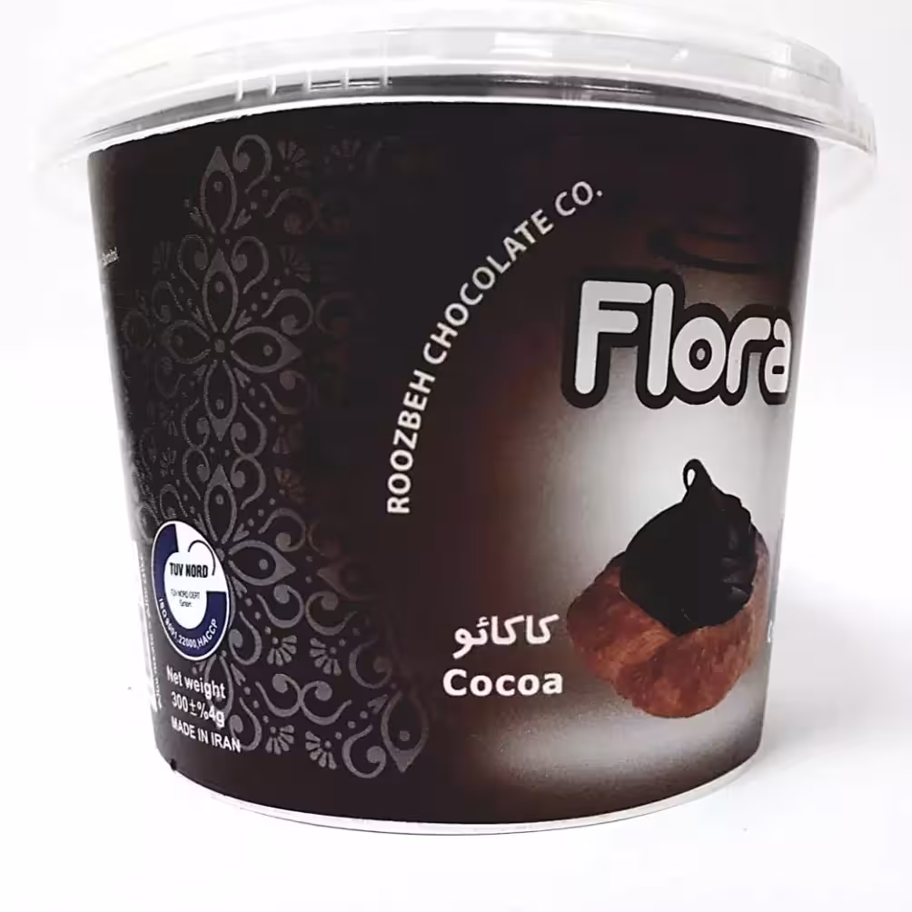 کرمفیلینگ کاکائویی 300 گرمی فلورا