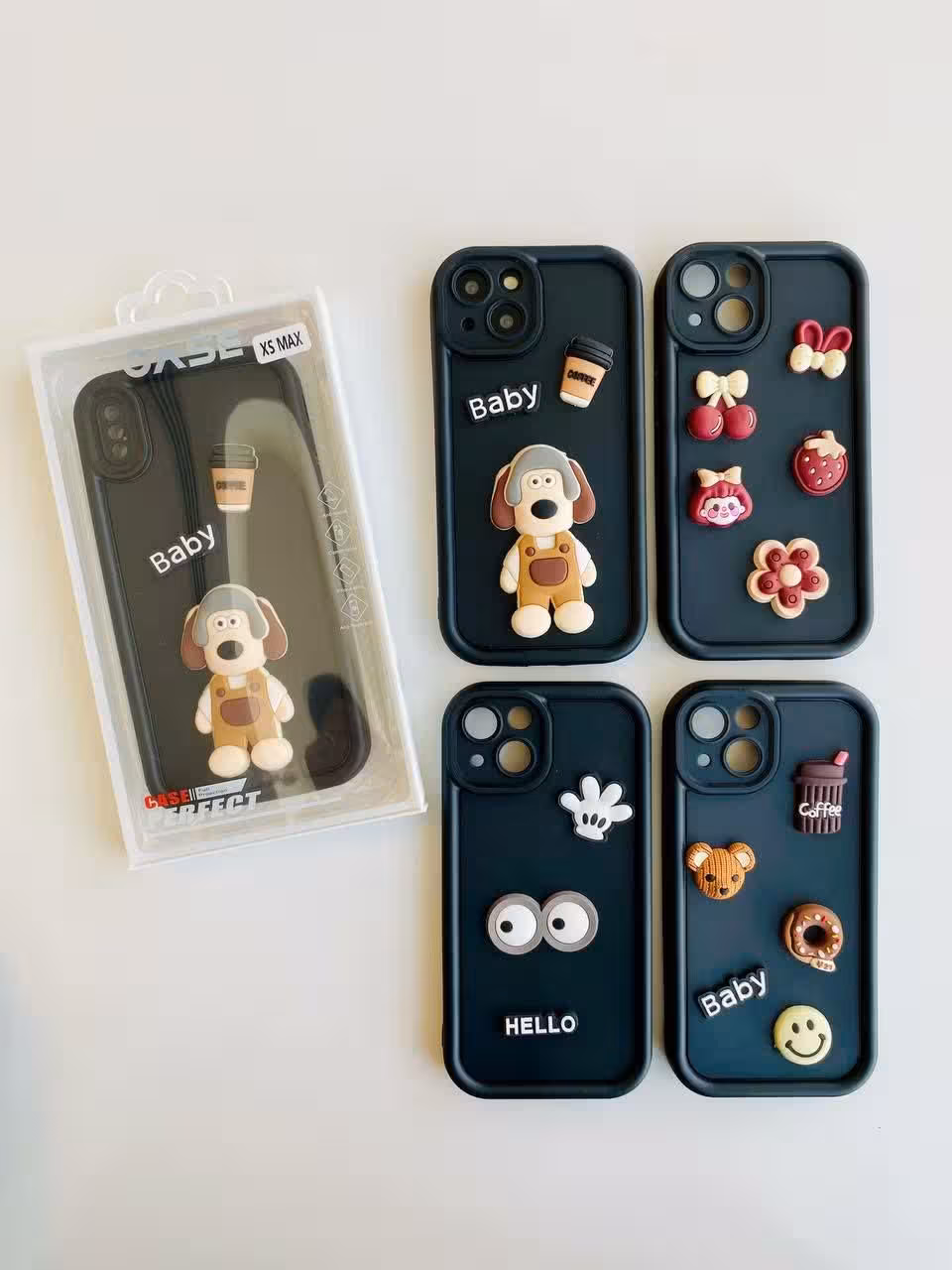 قاب آیفون عروسکی مدل Solid Baby چهار طرح مختلف مناسب 12 پرومکس