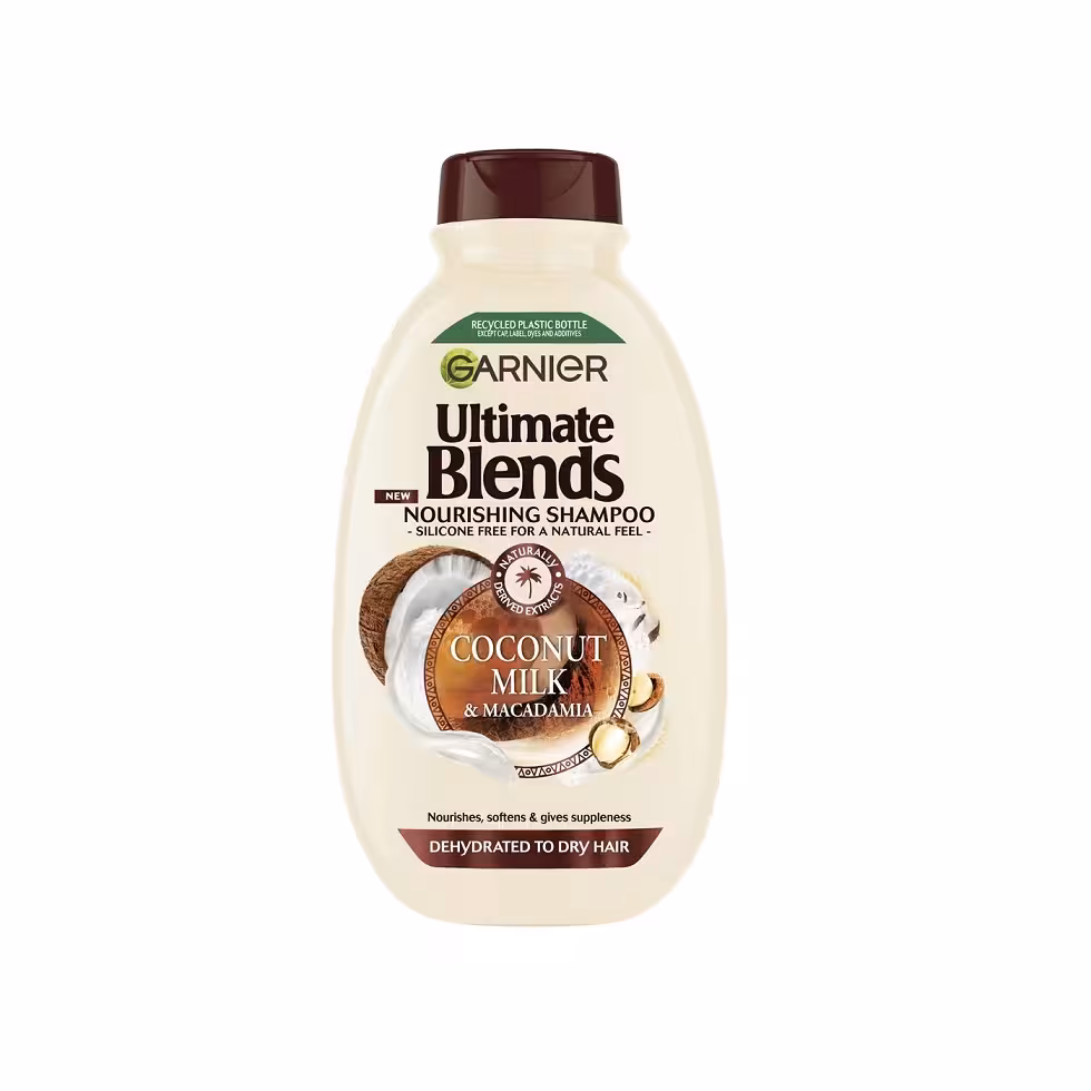شامپو مغذی و لطافت بخش گارنیر Ultimate Blends Coco Milk حجم 400 میل