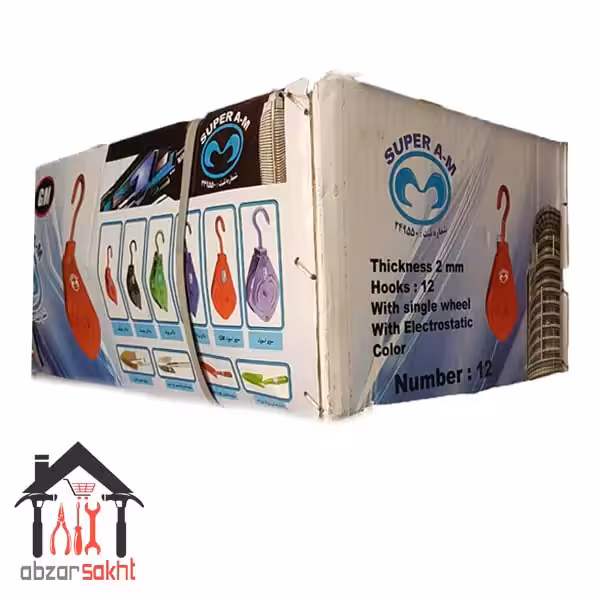 قرقره بنایی سوپر گلها کارتن 12 عددی