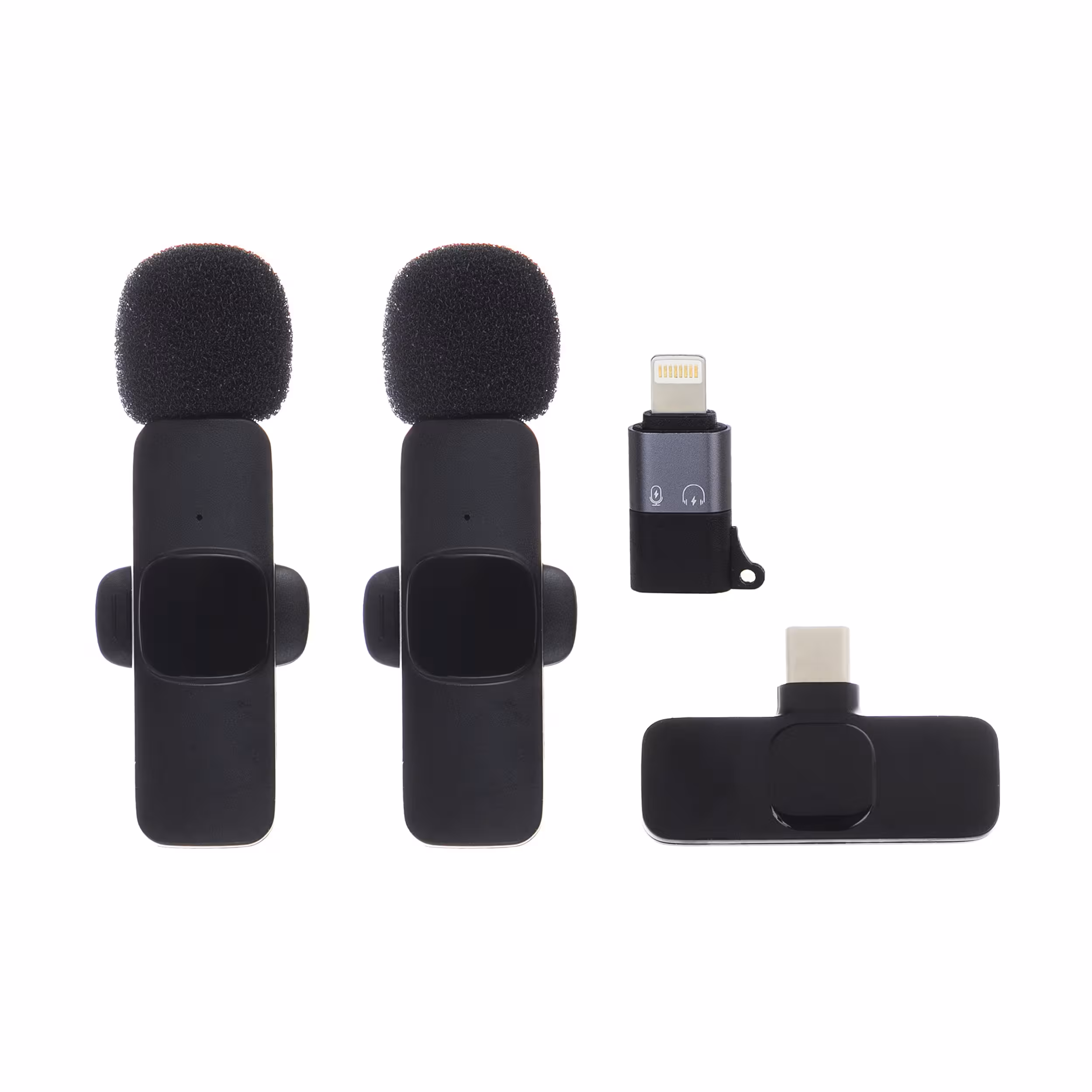 میکروفون یقه ای بی سیم (دو عددی) K9 Android-Type C