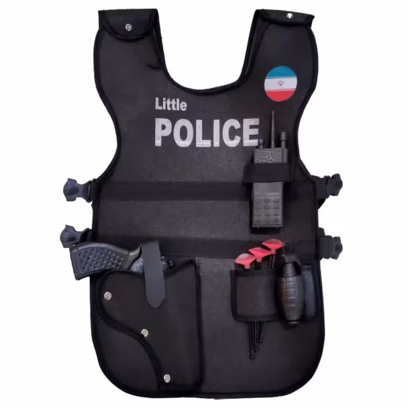 اسباب بازی جلیقه ضد گلوله با لوازم