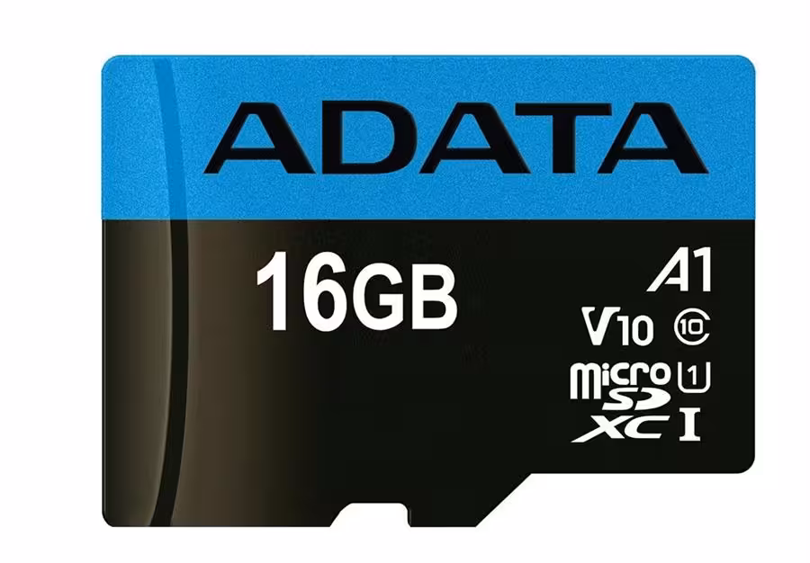 کارت حافظه میکرو اس دی ای دیتا پریمیر UHS-I A1 V10 100MBps با ظرفیت 16 گیگابایت