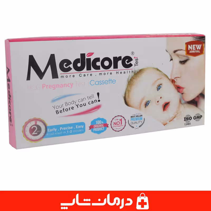 تست بارداری مدیکور بی بی چک مدیکور کاستی medicore