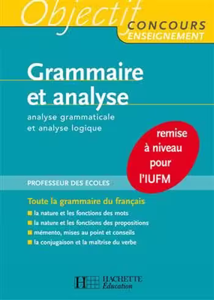 دانلود کتاب Grammaire et analyse