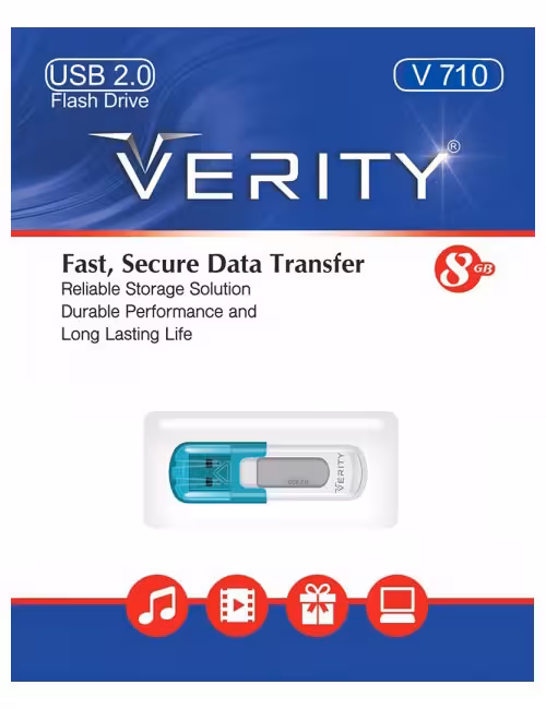 فلش مموری وریتی مدل V710 ظرفیت 8 گیگابایت
