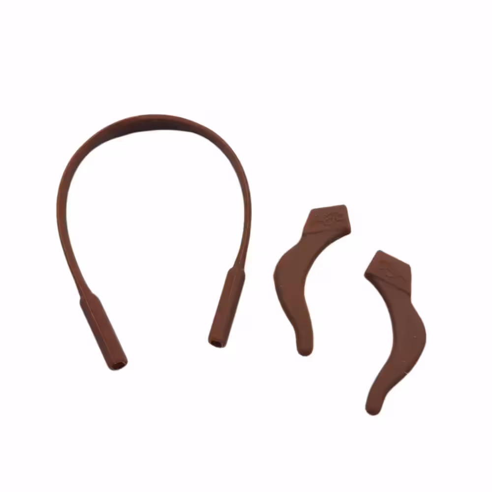 ست گیره و بند عینک رنگ قهوه ای