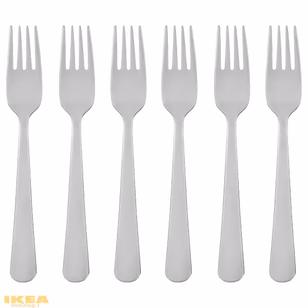 ست 6تایی چنگال دسر استیل مدل DRAGON | برند ایکیا | ارسال 15 الی 20 روز کاری