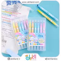 هایلاتر پاک کن دار خرگوشی (بسته 6 عددی)