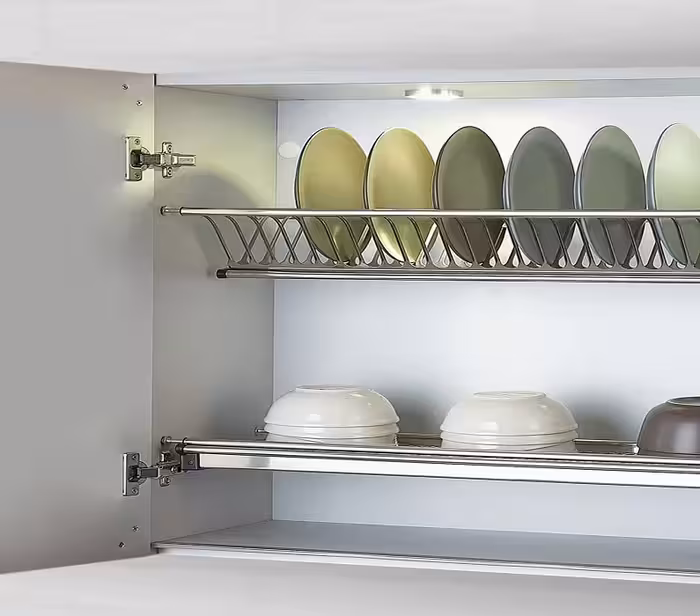 آبچکان دو طبقه استنلس استیل سایز 90 ملونی کد 9110