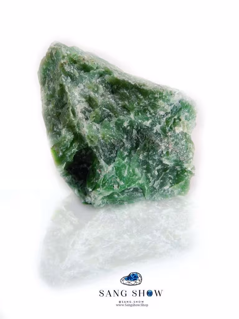 سنگ یشم جیدیت معدنی میانمار راف S397