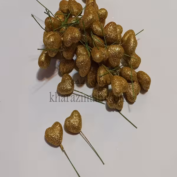 قلب_پایه دار اکلیلی طلایی