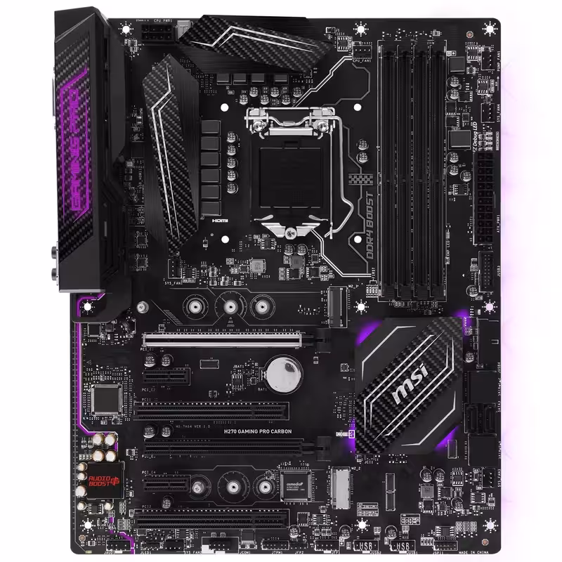 مادربرد MSI H270 GAMING PRO CARBON  (Stock)