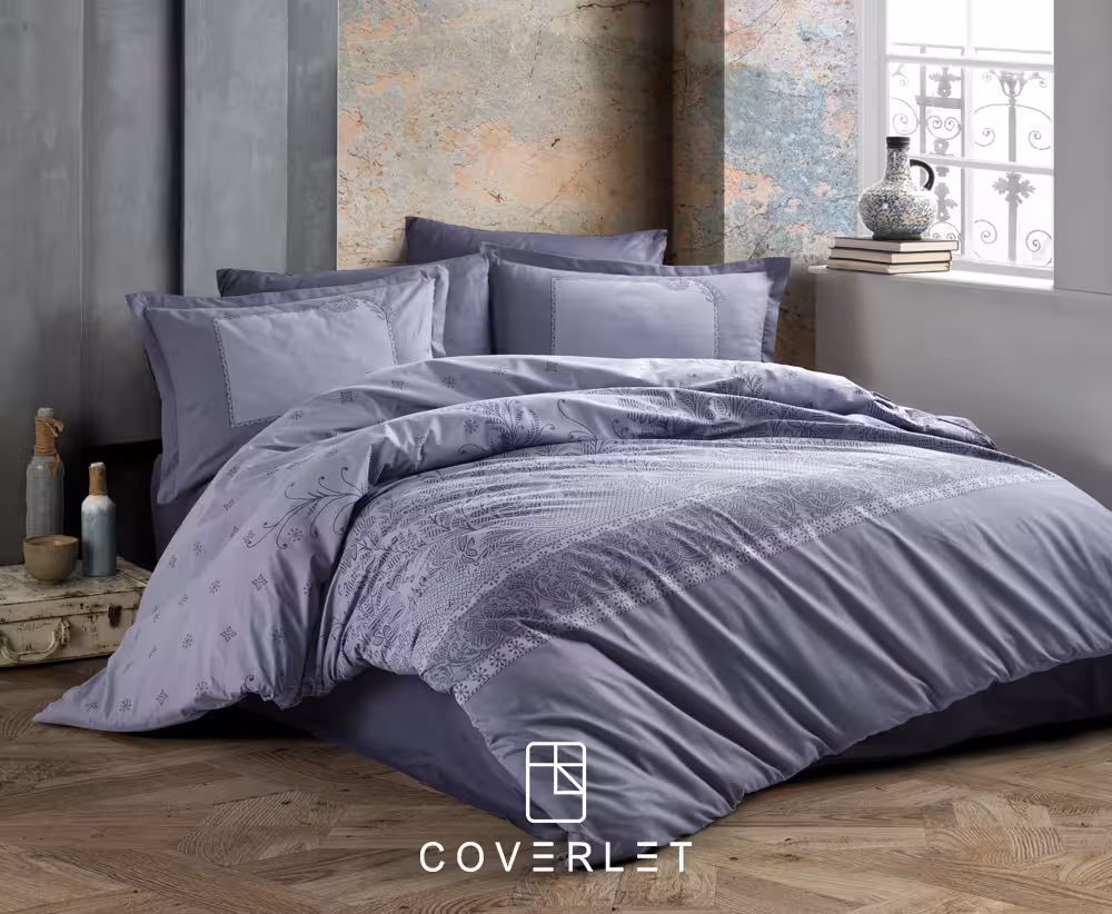 روتختی طوسی گل‌دار کاوری مدل Risa