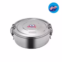 ظرف غذا استیل گرد نگار سایز 14