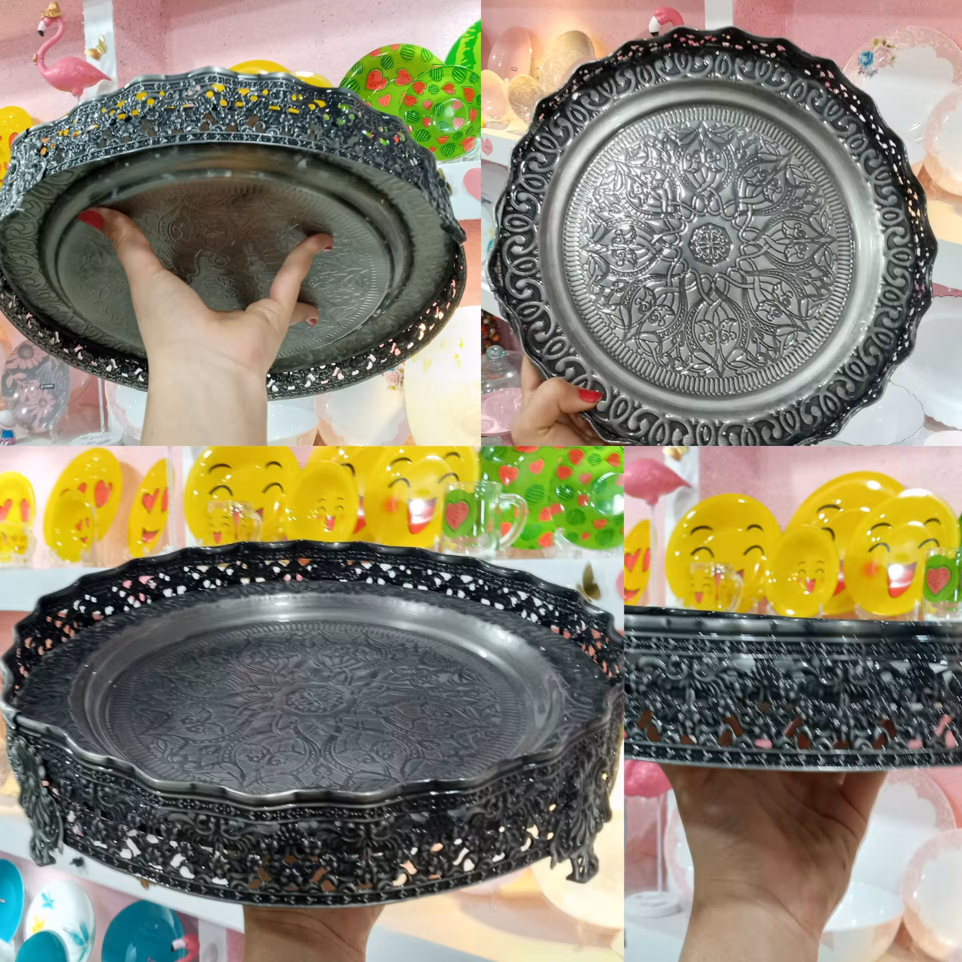 سینی پیوتر خاکستری