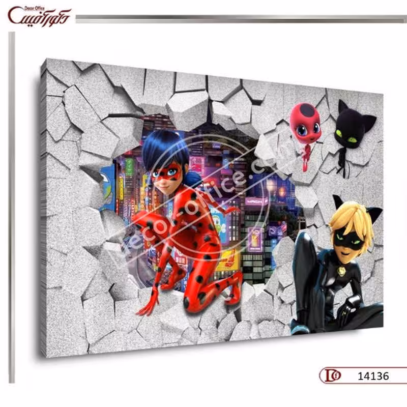 تابلو کودک دخترانه R4136