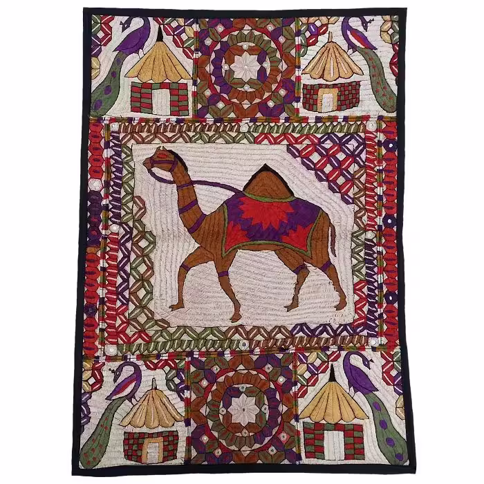 رومیزی سوزن دوزی ابریشم دیوار کوب کد GHAAB15