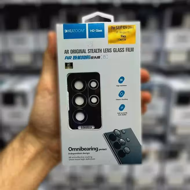 محافظ لنز دوربین مدل رینگی برند KuZoom مناسب برای گوشی موبایل سامسونگ اس 24 اولترا Glass Lens KUZOOM S24 ULTRA رنگ Dreamlike