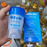 مام ضد تعریق ژیلت کلینیکال کول ویو ژله‌ای 45 گرم (Gillette Clinical Cool Wave Clear Gel)