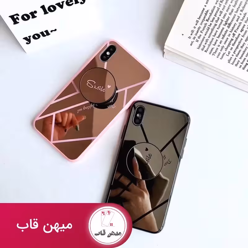 قاب موبایل آیفون آیینه ای چند ضلعی - کد (87336)