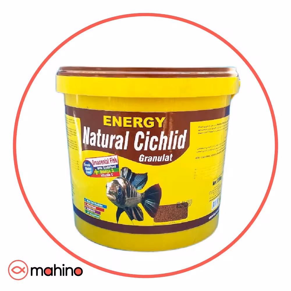 غذا ماهی آکواریوم نچرال سیچیلاید گرانول 3000 گرمی