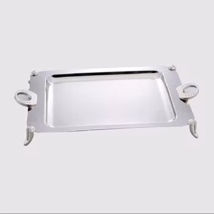 سینی متوسط نگین دار حلقه ای صادراتی یونیک کد 3819