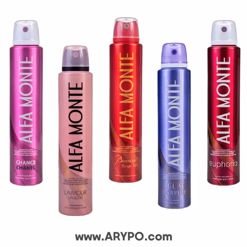 اسپری بدن زنانه آلفا مونته