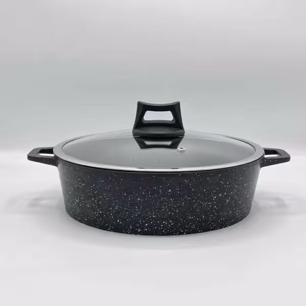 ماهیتابه دو دسته 26 سانت مشکی هادسون