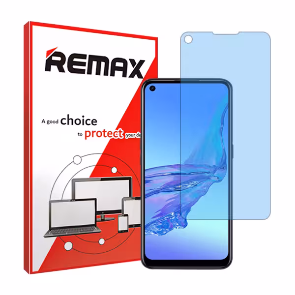 گلس اوپو A32 مدل هیدروژلی مات آنتی بلو برند ریمکس کد S