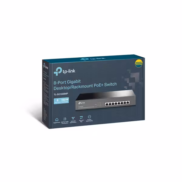 سوئیچ 8 پورت تی پی لینک مدل TL-SG1008MP