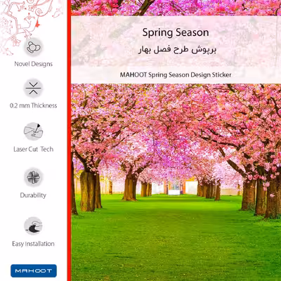 برچسب پوششی ماهوت مدل Spring Season مناسب برای گوشی موبایل سامسونگ Galaxy A6 Plus 2018