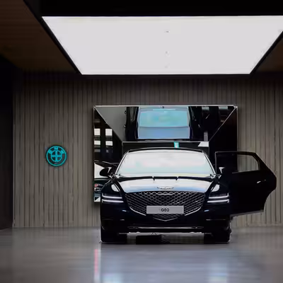 چراغ دیواری نئون دیزاین طرح BL_TBL