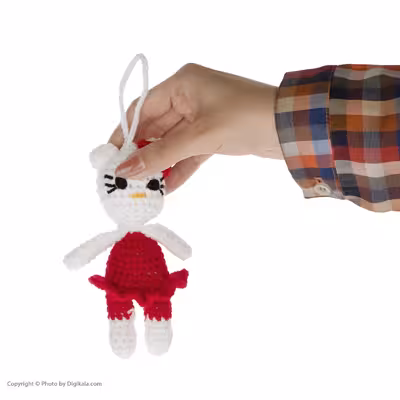 عروسک بافتنی مدل کیتی کد 1