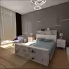  تخت خواب دو نفره اعیان مدل FH337 سایز 160x200 سانتی متر