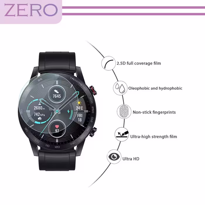 محافظ صفحه نمایش نانو زیرو مدل NZO مناسب برای ساعت هوشمند سامسونگ Galaxy Watch 4 Classic 42mm