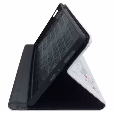 کیف کلاسوری ام ان اف طرح دختر فانتزی و برج ایفل کد M-257 مناسب برای تبلت سامسونگ Galaxy Tab S6 Lite P610 / P615