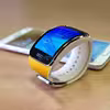 برچسب ماهوت طرح Matte-Deep-Mustard مناسب برای ساعت هوشمند سامسونگ Galaxy Gear S