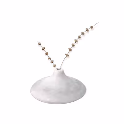 گلدان بتنی طرح مینیمال مدل مخروطی