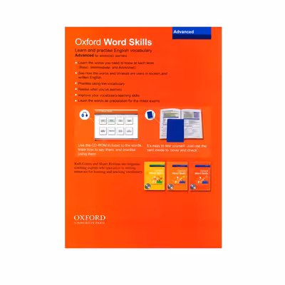 کتاب Oxford Word Skills Advanced اثر Ruth Gairns and Stuart Redman انتشارات الوندپویان