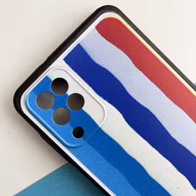 کاور طرح رنگین کمانی مدل RNG-03 مناسب برای گوشی موبایل سامسونگ Galaxy A12