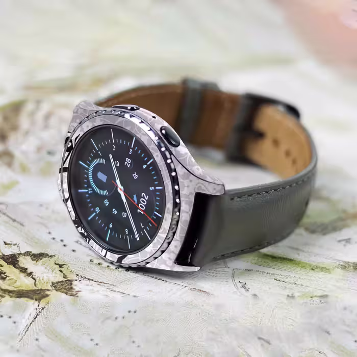برچسب ماهوت طرح Nastaliq_1 مناسب برای ساعت هوشمند سامسونگ Galaxy Gear S2 Classic