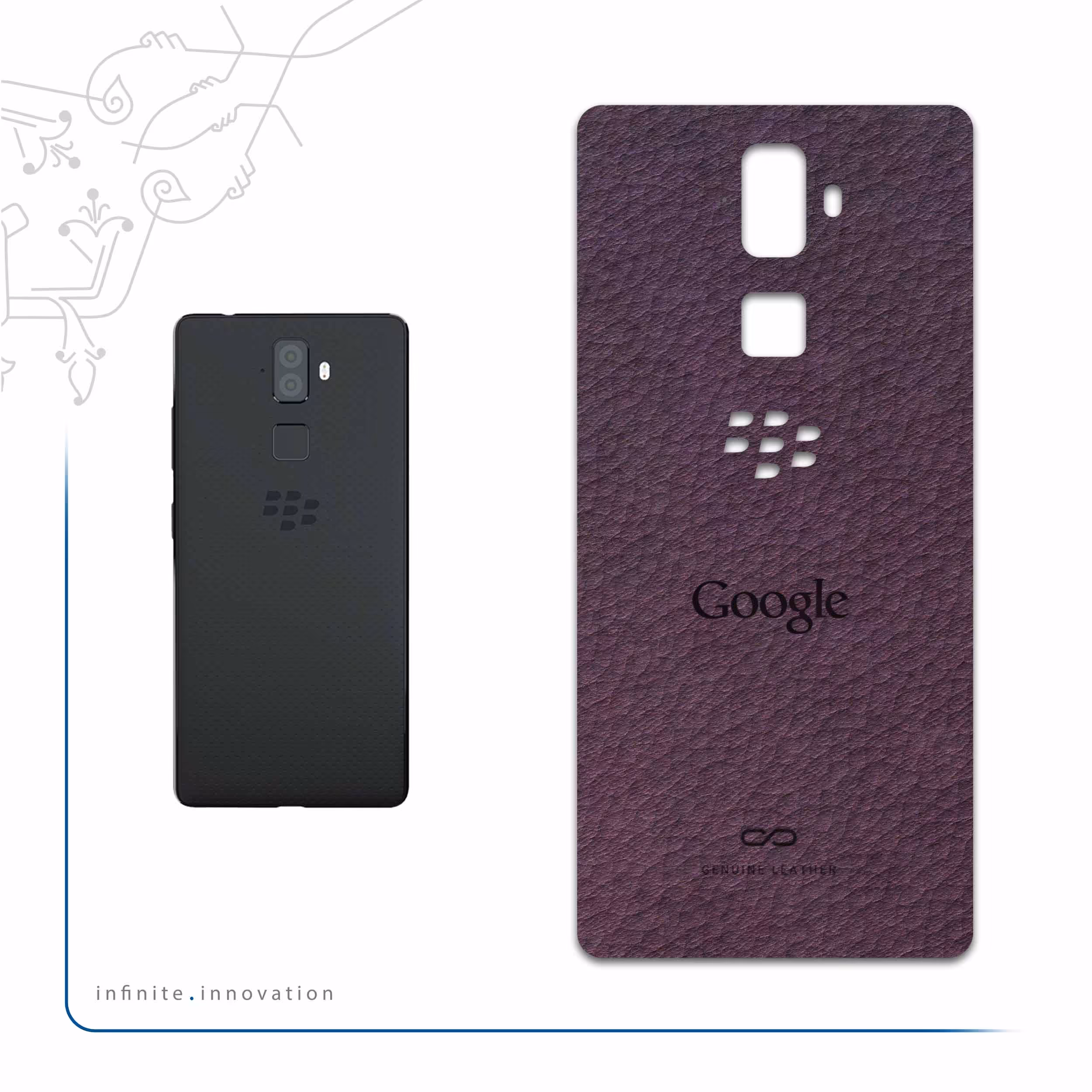 برچسب پوششی ماهوت مدل PL-GGL مناسب برای گوشی موبایل بلک بری Evolve