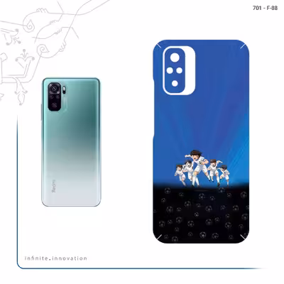 برچسب پوششی ماهوت مدل Ganbare Kikkazu مناسب برای گوشی موبایل شیائومی Redmi Note 10