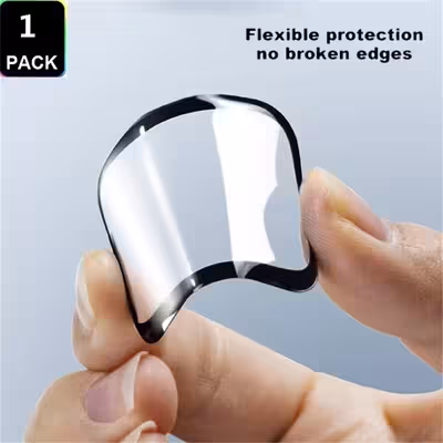 محافظ صفحه نمایش بادیگارد مدل PMMA مناسب برای اپل واچ سری Ultra 49 mm بسته 2 عددی